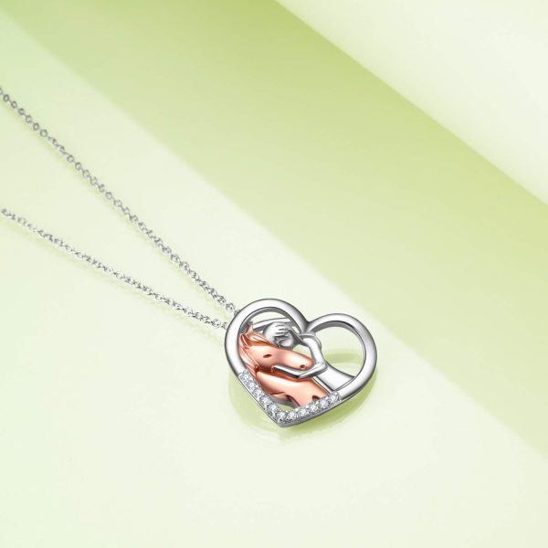 925 Sterling Silver Horse Pendant Necklace - Best Gift For Women - Image 3