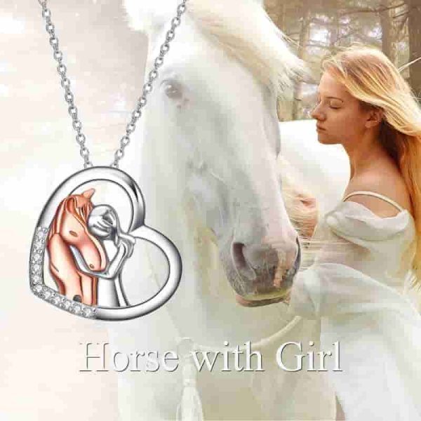 925 Sterling Silver Horse Pendant Necklace - Best Gift For Women - Image 5