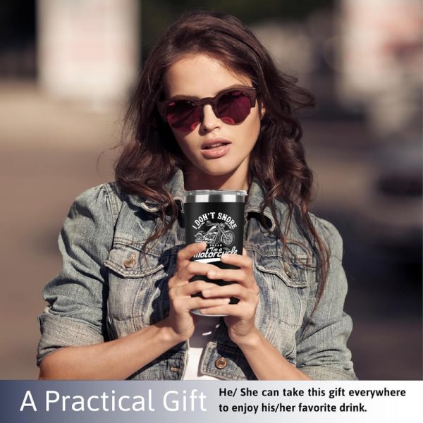 Best Motorcycle Gifts For Men - 20 Oz Tumbler - Image 2