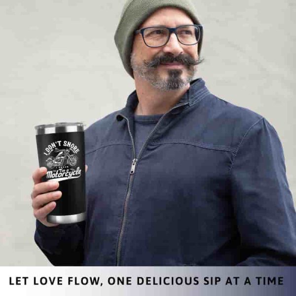 Best Motorcycle Gifts For Men - 20 Oz Tumbler - Image 5