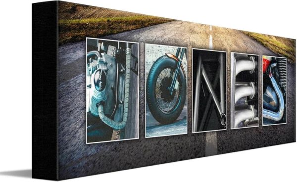 Custom Motorcycle Name Art Print - Perfect Gift For Enthusiasts