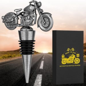 Best Motorcycle Wine Stopper Gift For Bikers & Men