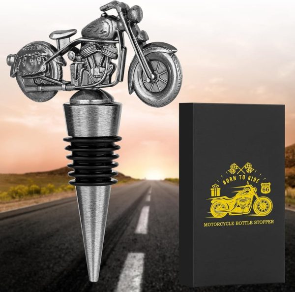 Best Motorcycle Wine Stopper Gift For Bikers & Men