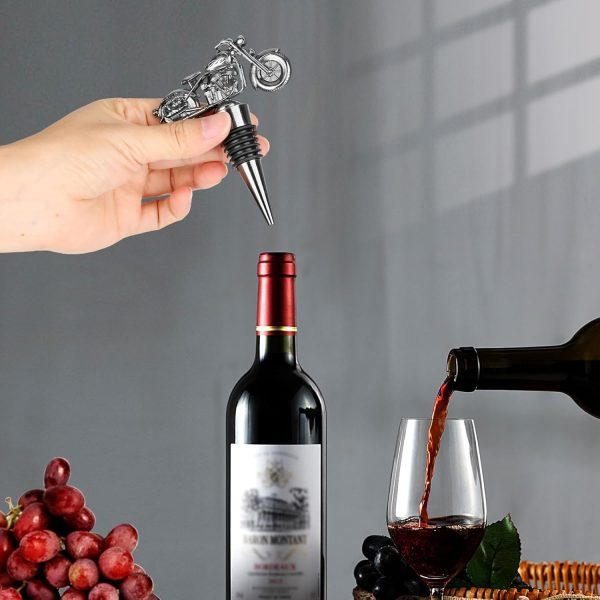 Best Motorcycle Wine Stopper Gift For Bikers & Men - Image 4