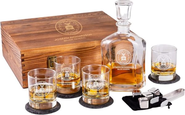 Best Personalized Military Decanter - Custom Engraved Gift - Image 5