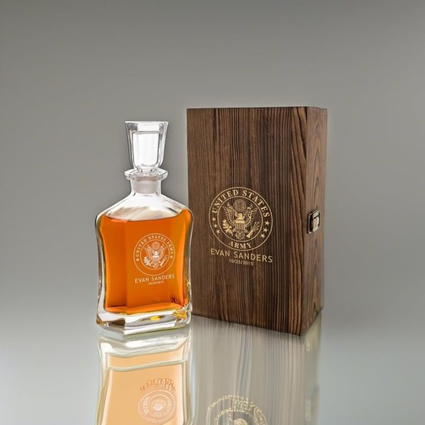 Best Personalized Military Decanter - Custom Engraved Gift - Image 6