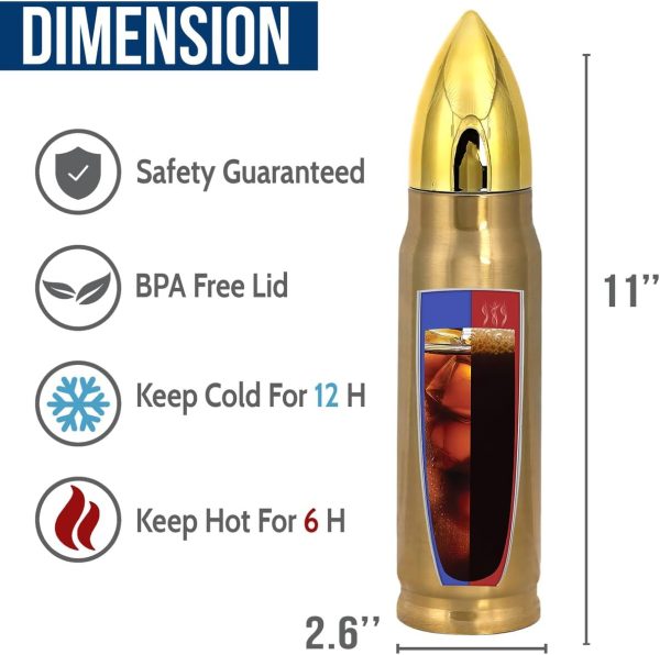 Best Police Officer Gift - 17oz Tumbler For Men | Back The Blue - Image 2