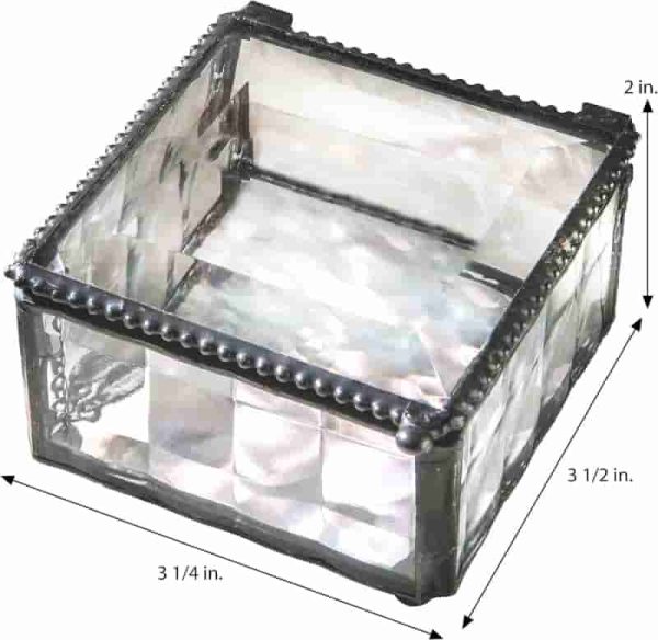 Personalized Confirmation Jewelry Box For Girls - Stained Glass Cross Gift - Image 2