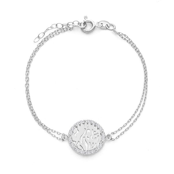 Sterling Silver Shema Israel Bracelet - Adjustable Prayer Cuff