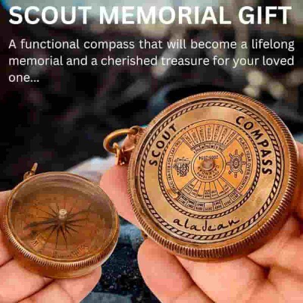 Best Engraved Scout Compass Gift For Boys - Image 3