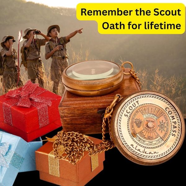 Best Engraved Scout Compass Gift For Boys - Image 5