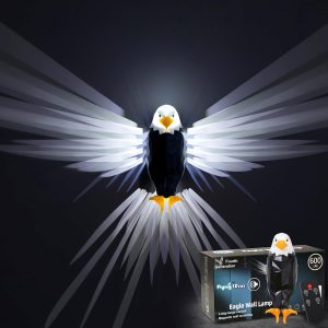 Eagle Wall Light With Led Night Lamp & Remote - Usb Charging