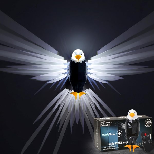 Eagle Wall Light With Led Night Lamp & Remote - Usb Charging