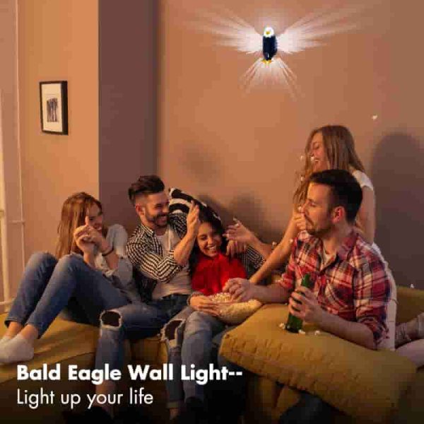 Eagle Wall Light With Led Night Lamp & Remote - Usb Charging - Image 5