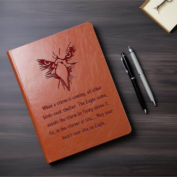Eagle Scout Leather Notebook - Best Gift For Scouts & Leaders - Image 3