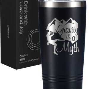 Best Rock Climbing Tumbler Gift - 20oz Stainless Steel Mug