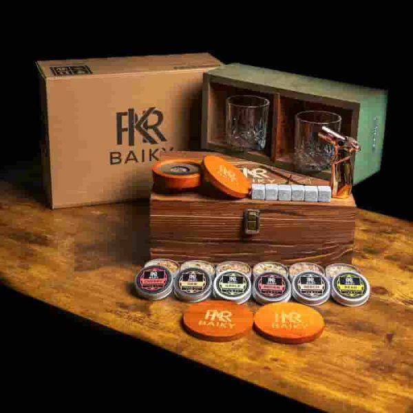 Best Whiskey Smoker Kit For Men - Baiky Bourbon Set - Image 3