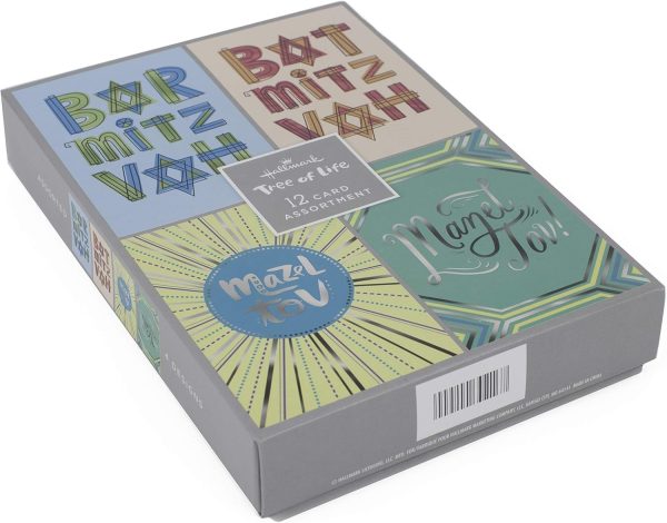 Hallmark Bat Mitzvah & Bar Mitzvah Greeting Cards (12 Pack) - Image 2