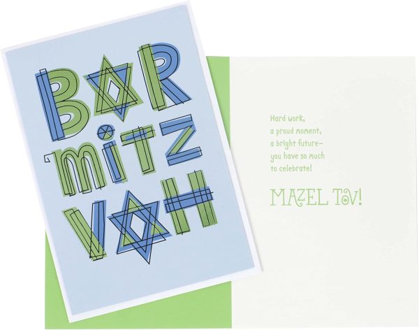 Hallmark Bat Mitzvah & Bar Mitzvah Greeting Cards (12 Pack) - Image 4