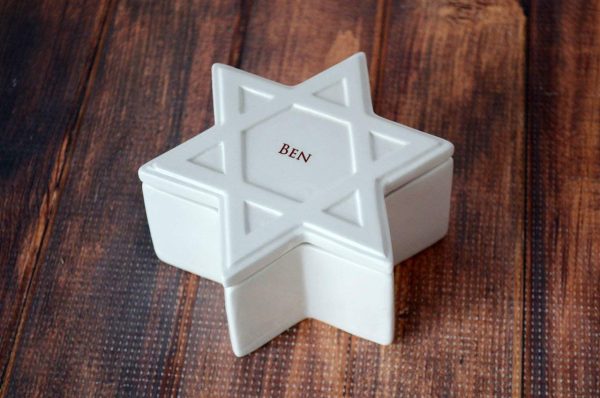 Personalized Star Of David Mitzvah Keepsake Box - Image 4