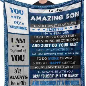 Best Gifts For Sons - Quilazy Blanket For Special Occasions
