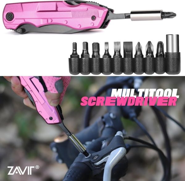 Unique Pink Multitool Knife - Best Gift For Women - Image 4