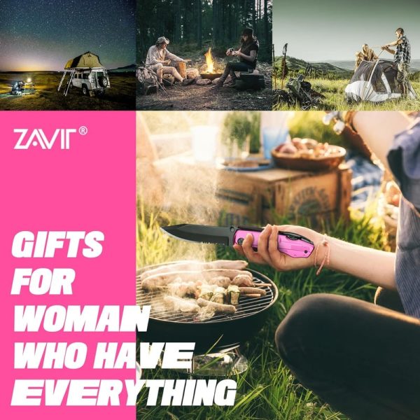 Unique Pink Multitool Knife - Best Gift For Women - Image 6