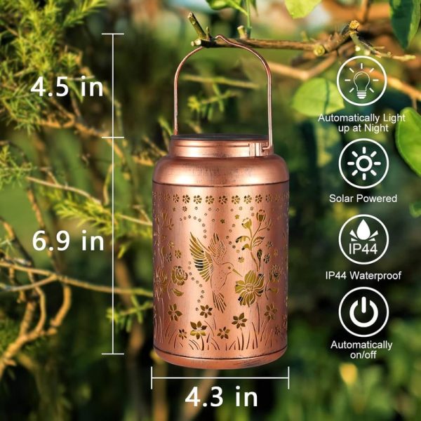 Best Solar Hummingbird Lanterns For Outdoor Decor Gifts - Image 3