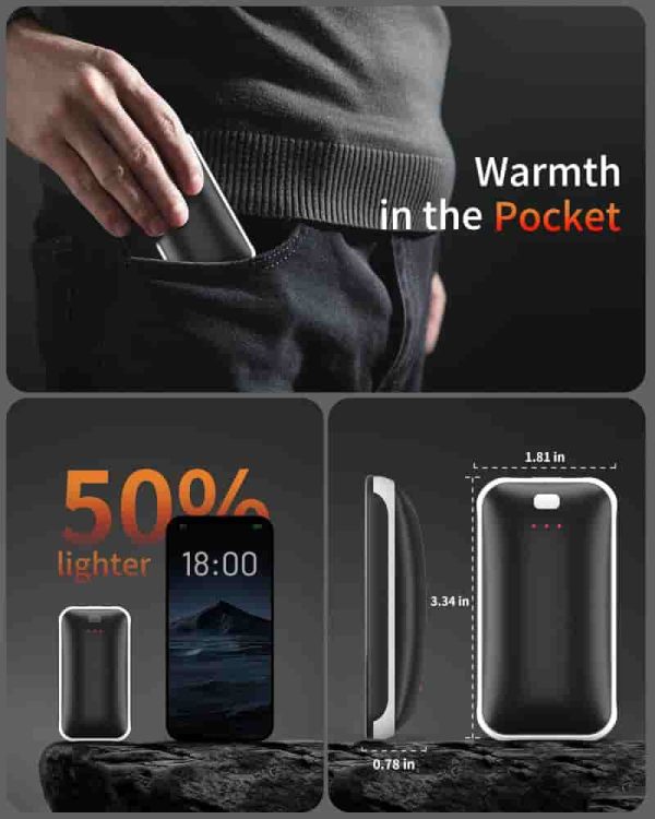 Best Rechargeable Hand Warmers - 2 Pack Usb Pocket Heaters - Image 3