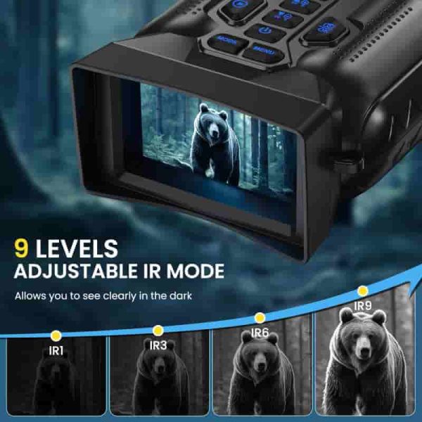 4k Night Vision Goggles With 10x Zoom & Infrared - Best For Wildlife - Image 4