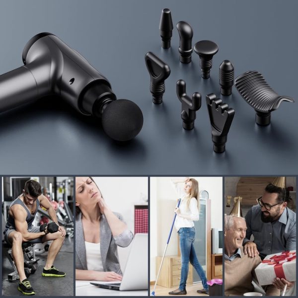 Best Massage Gun For Deep Tissue Pain Relief – 30 Speeds, 9 Attachments - Image 5