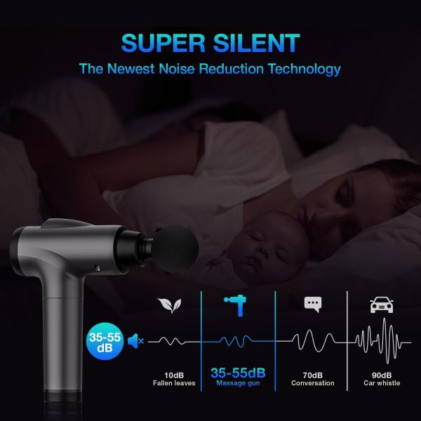 Best Massage Gun For Deep Tissue Pain Relief – 30 Speeds, 9 Attachments - Image 6