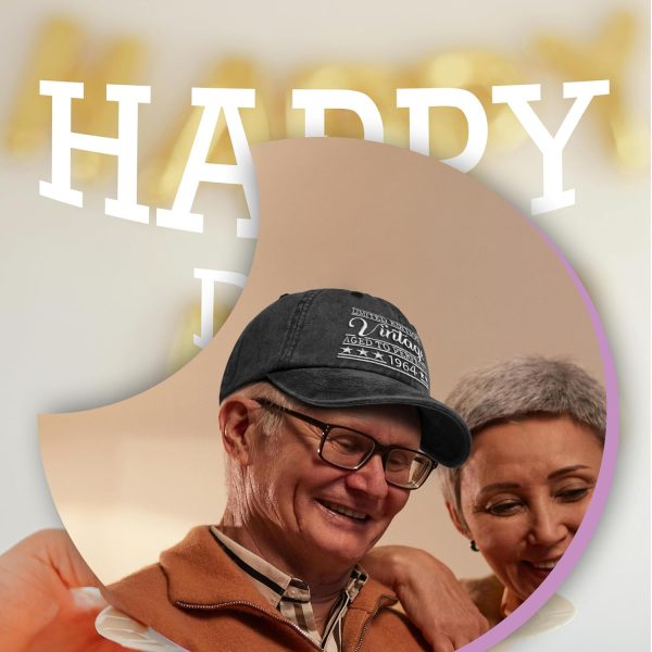 Vintage Birthday Gifts Hat For Men & Women - Image 5