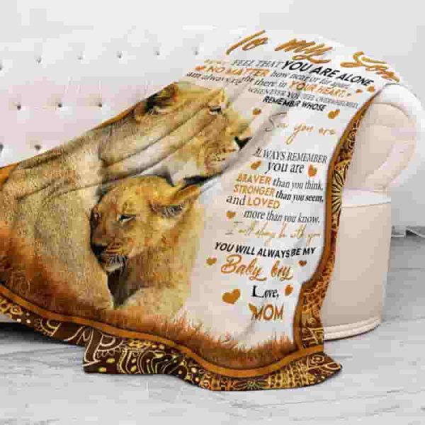 Sentimental Blanket Gift For Son From Mom - Perfect For Special Occasions - Image 2