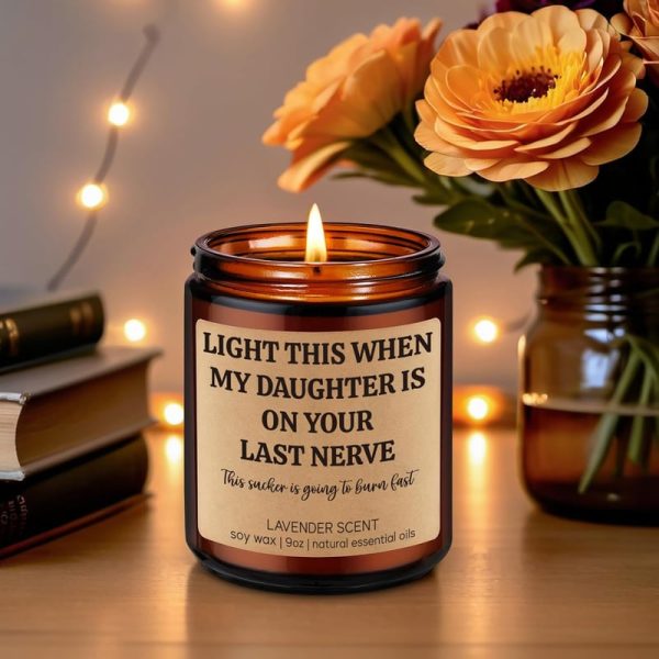 Funny Son-in-law Gift Candle - Fathers Day & Birthday Ideas - Image 4