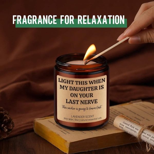 Funny Son-in-law Gift Candle - Fathers Day & Birthday Ideas - Image 5