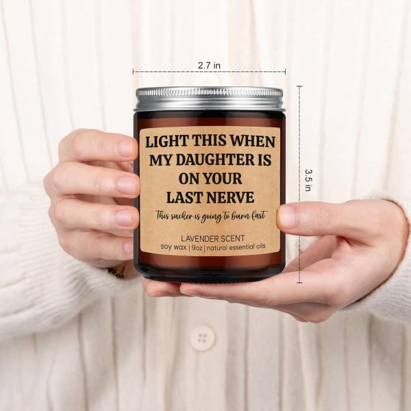 Funny Son-in-law Gift Candle - Fathers Day & Birthday Ideas - Image 6