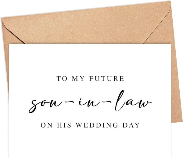 Wedding Card For Future Son-in-law From Mother Of Bride, 5x7
