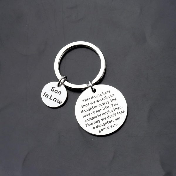 Best Wedding Gift For Son-in-law – Keychain From In-laws - Image 4