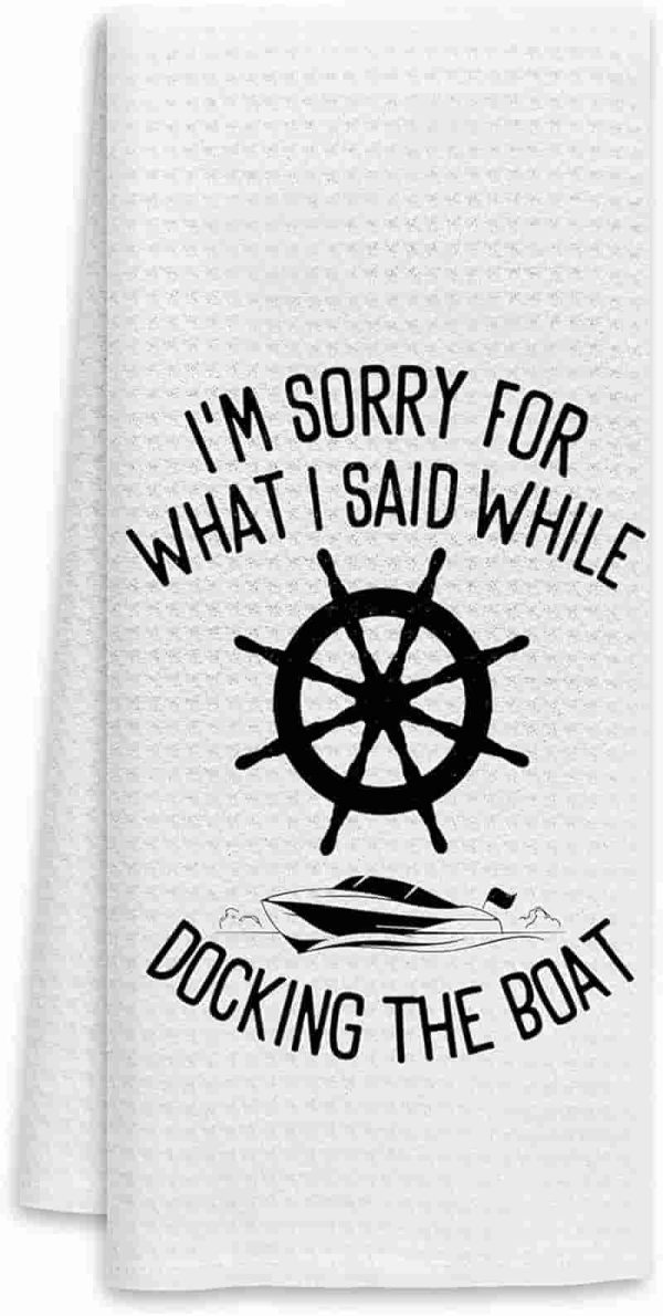 Best Nautical Dish Towels - Perfect Boat Owner Gift