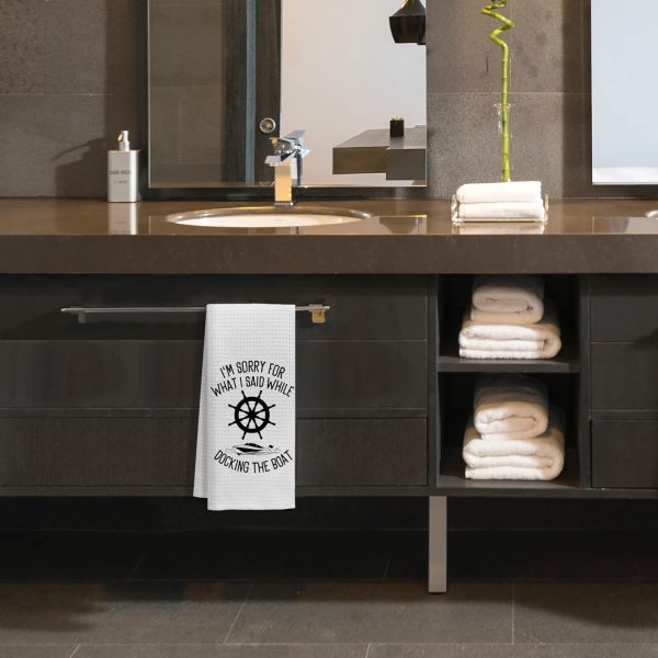 Best Nautical Dish Towels - Perfect Boat Owner Gift - Image 2