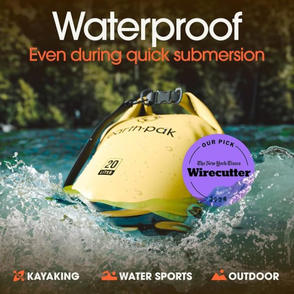 Earth Pak Waterproof Dry Bag With Phone Case - Best For Kayaking - Image 3