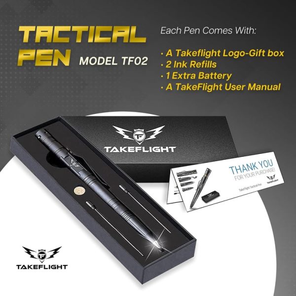 Best Tactical Pen With Flashlight & Survival Tools Gift Set - Image 3