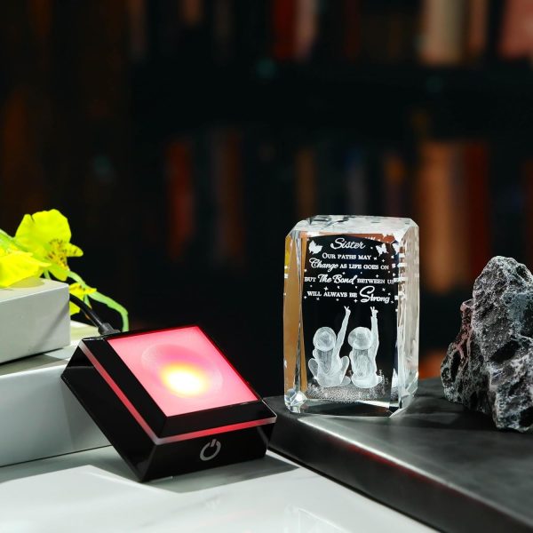 Best Sister Gift: Led Crystal Keepsake For Birthday - Image 5