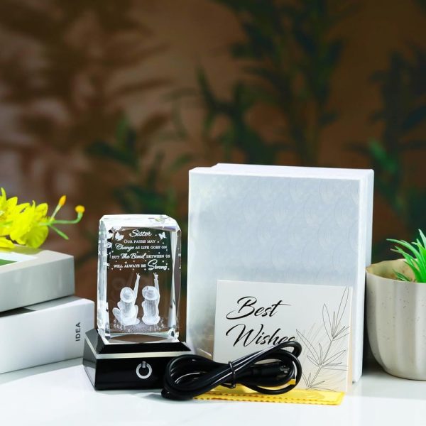 Best Sister Gift: Led Crystal Keepsake For Birthday - Image 6