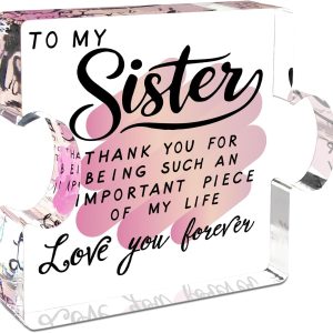 Best Sister Acrylic Puzzle Plaque - Perfect Gift For Sisters