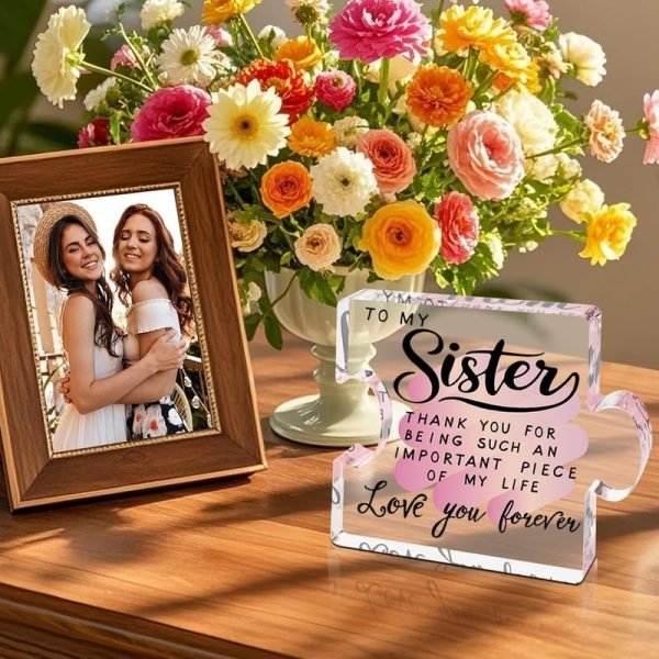Best Sister Acrylic Puzzle Plaque - Perfect Gift For Sisters - Image 3