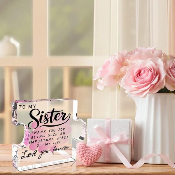 Best Sister Acrylic Puzzle Plaque - Perfect Gift For Sisters - Image 4