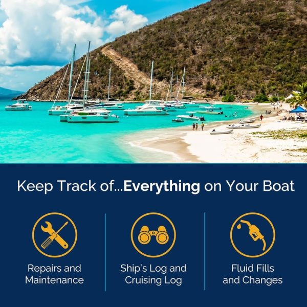 The Boat Galley Ship's Log - Best Boating Gift & Maintenance Tracker - Image 3