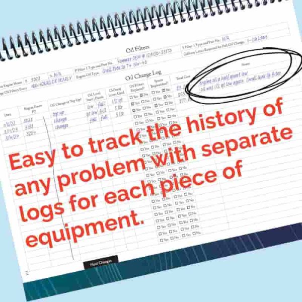The Boat Galley Ship's Log - Best Boating Gift & Maintenance Tracker - Image 6